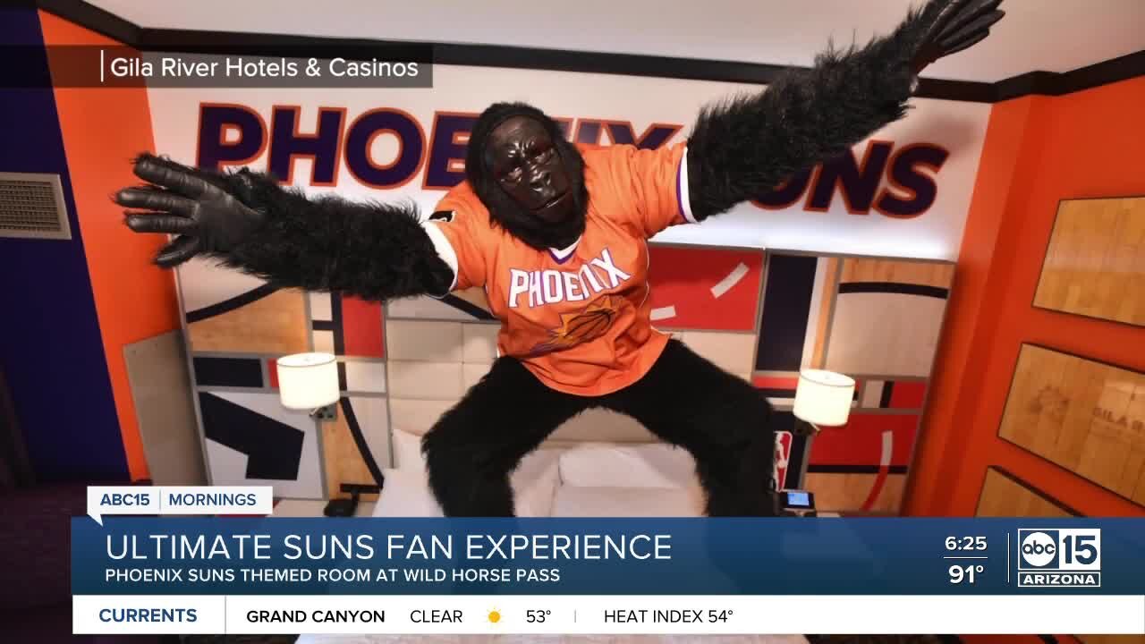 Phoenix Suns hotel room available to fans