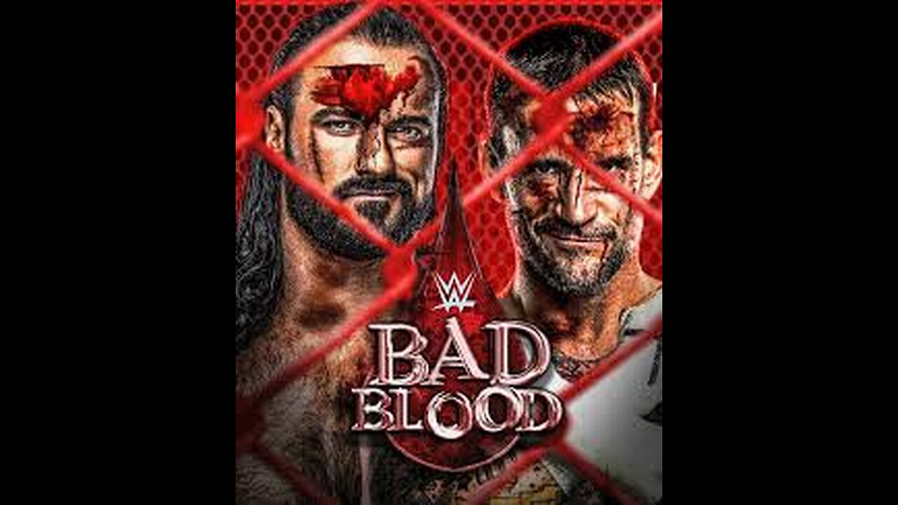 wwe bad blood cm punk vs drew macntyre highlights