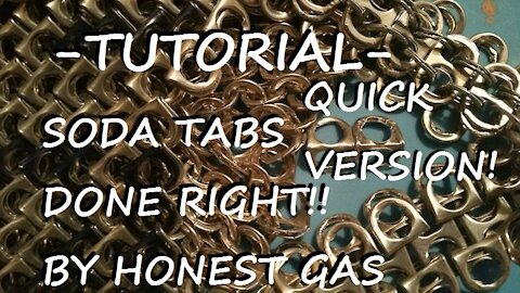 Tutorial- Soda Tab Chainmail Gas Style