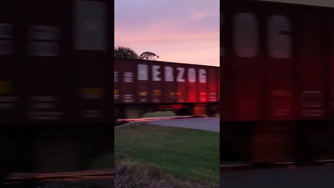 Florida East Coast Railway FEC-107 at Daytona Beach Golf Club August 18 2023 #railfanrob #fec107