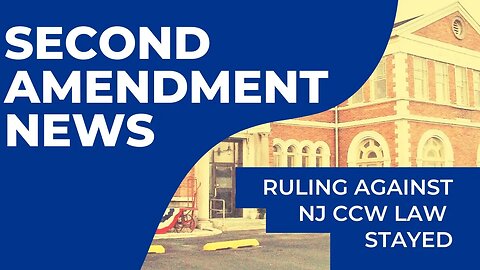 Third Circuit Stays Injunction Against New Jersey's Concealed Carry Law0