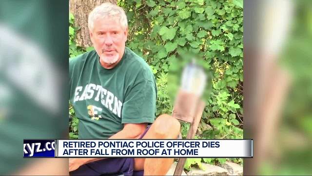 Friends remember retired Pontiac police officer who died after falling off his roof