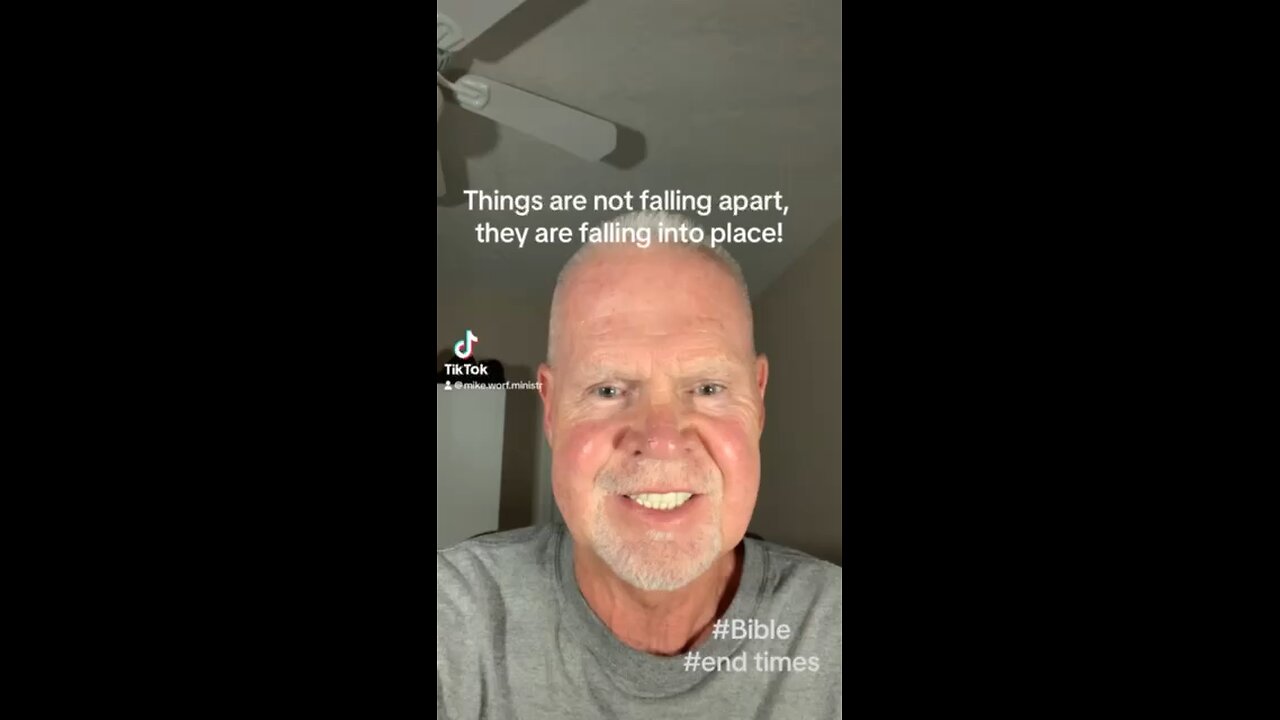 Things are not falling apart, they are falling into place!