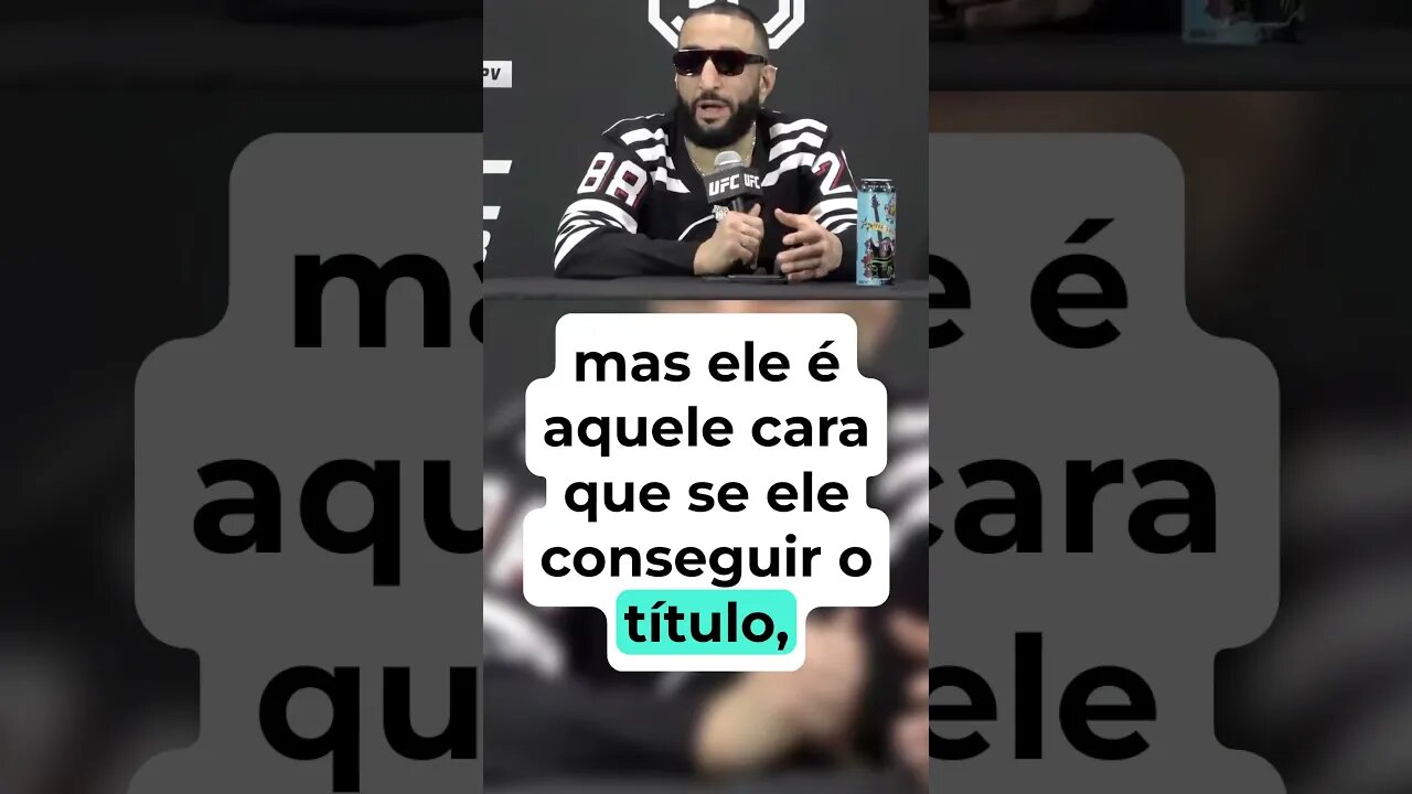 Belal Muhammad "Colby Covington Tem aquela cara que só dá vontade de dar um soco" #shorts