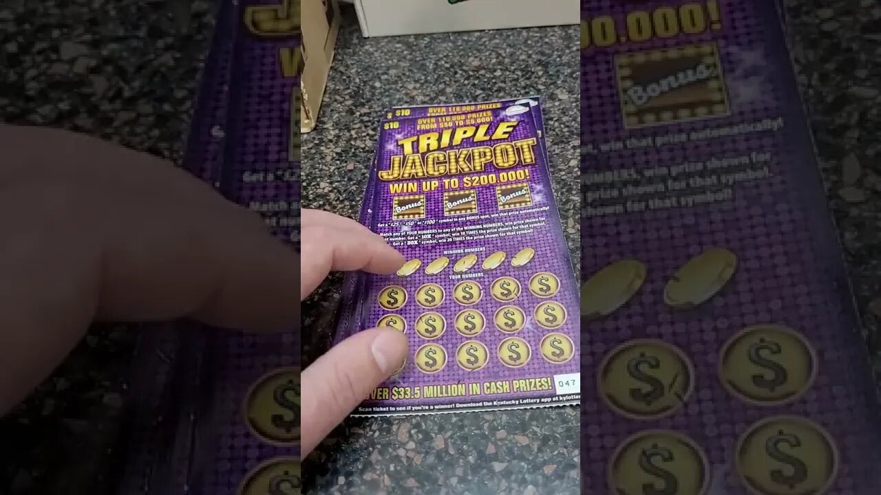 Winning Triple Jackpot Scratch Offs from the Kentucky Lottery!