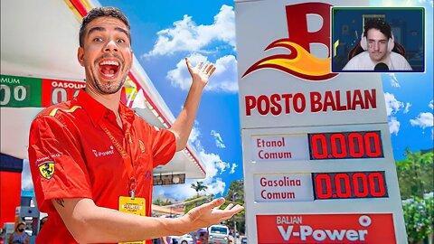 Eu Abri um Posto de GASOLINA GRATIS