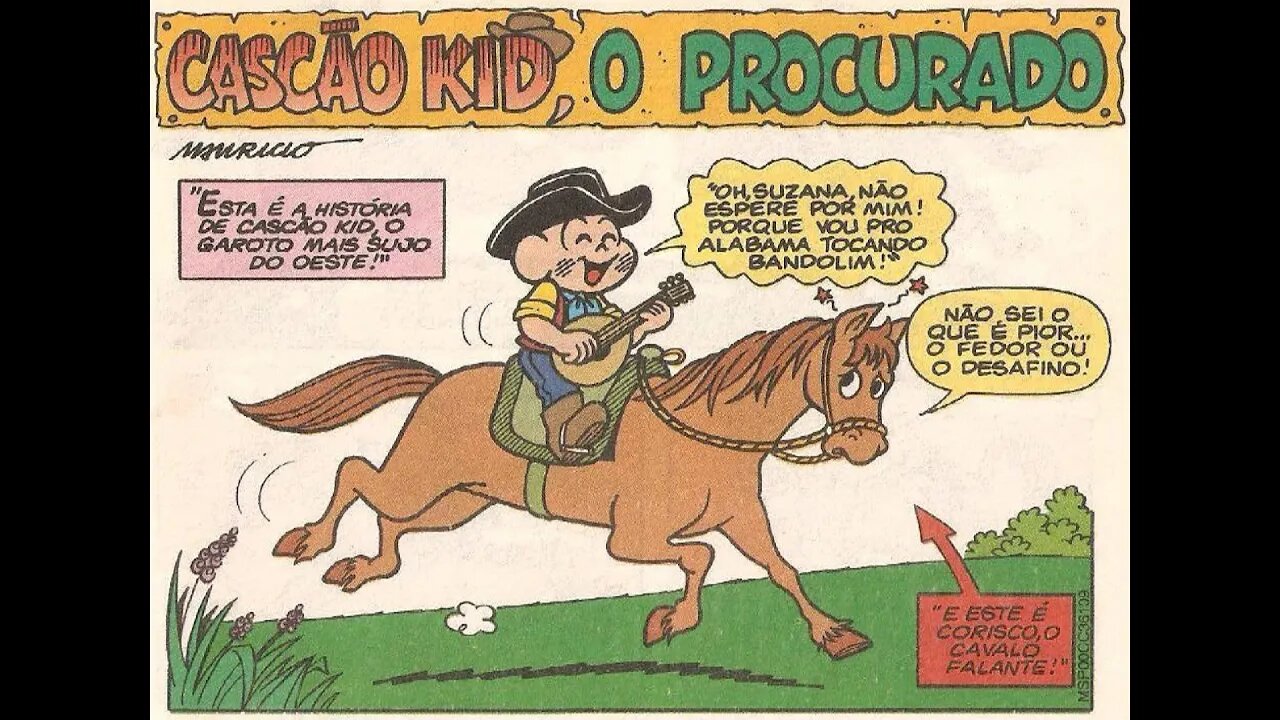 Cascão Kid, o procurado | Gibis do Rapha 2