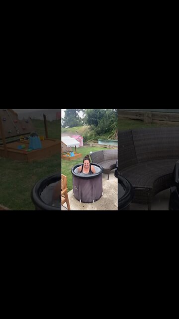 Cold plunge! #carnivorelifestyle #coldplunge #coldtherapy #biohacking #biohacks #properhumandiet