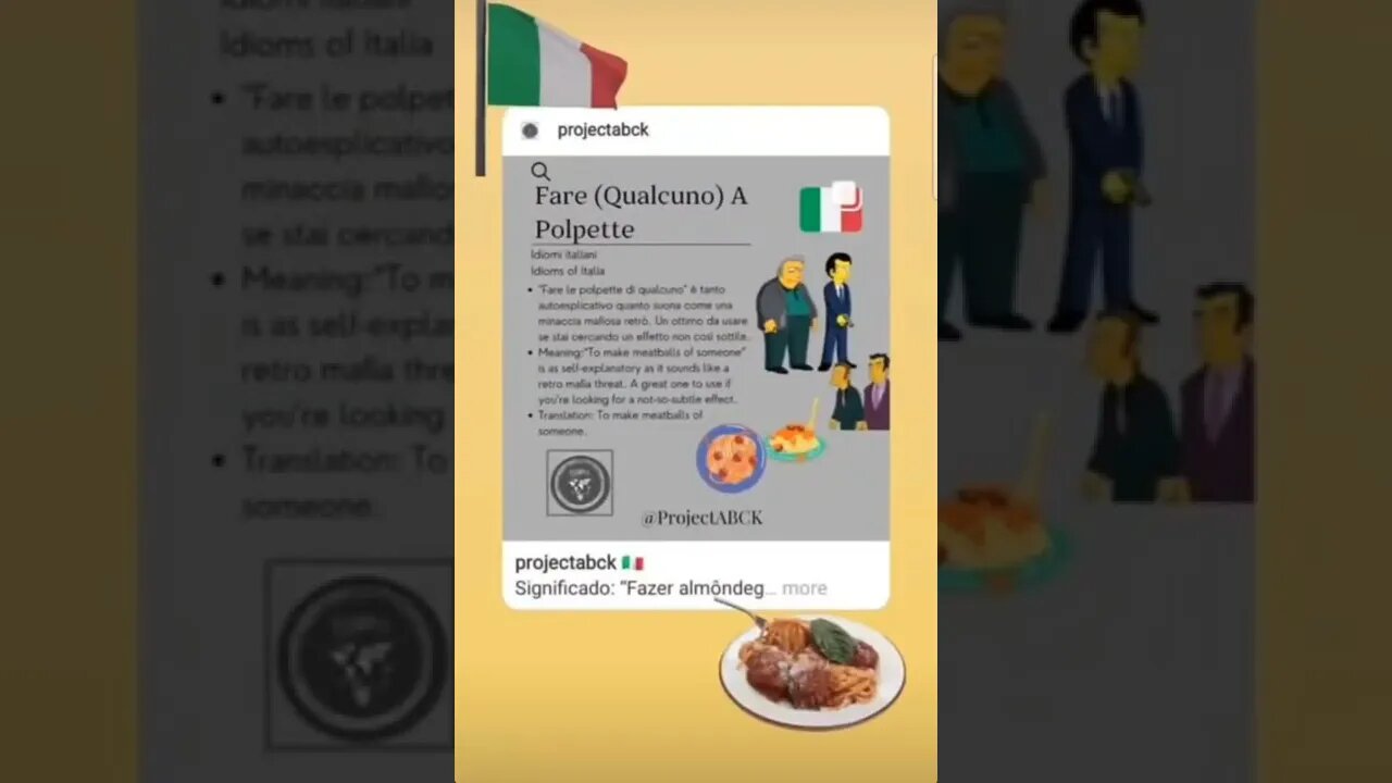 🇮🇹 Fare (qualcuno) a polpette