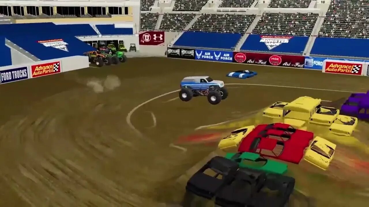 Monster Tour Crash Madness #4 BeamNG.Drive Monster Jam #beamngdrive #monsterjam #monsterjamgame