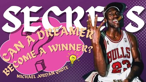 Michael Jordan Motivational Quote│Dreamer Become Winner?🔥│Motivational Video│#quotes #successquotes