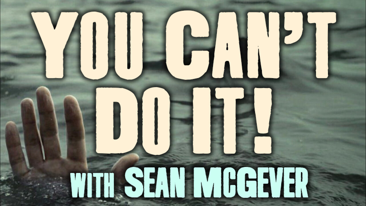 You Can't Do It! - Sean McGever on LIFE Today Live