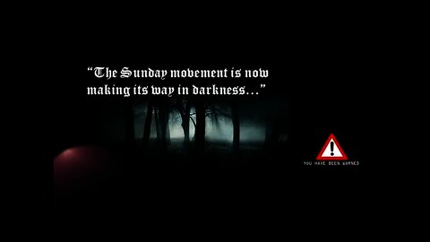 The Sunday movement is now making its way in darkness - pastor Arthur Branner & Dr. Esmie Branner