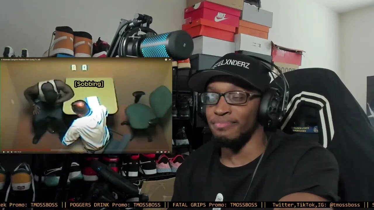 A Wannabe Gangster Realizes He's Going To Jail REACTION!