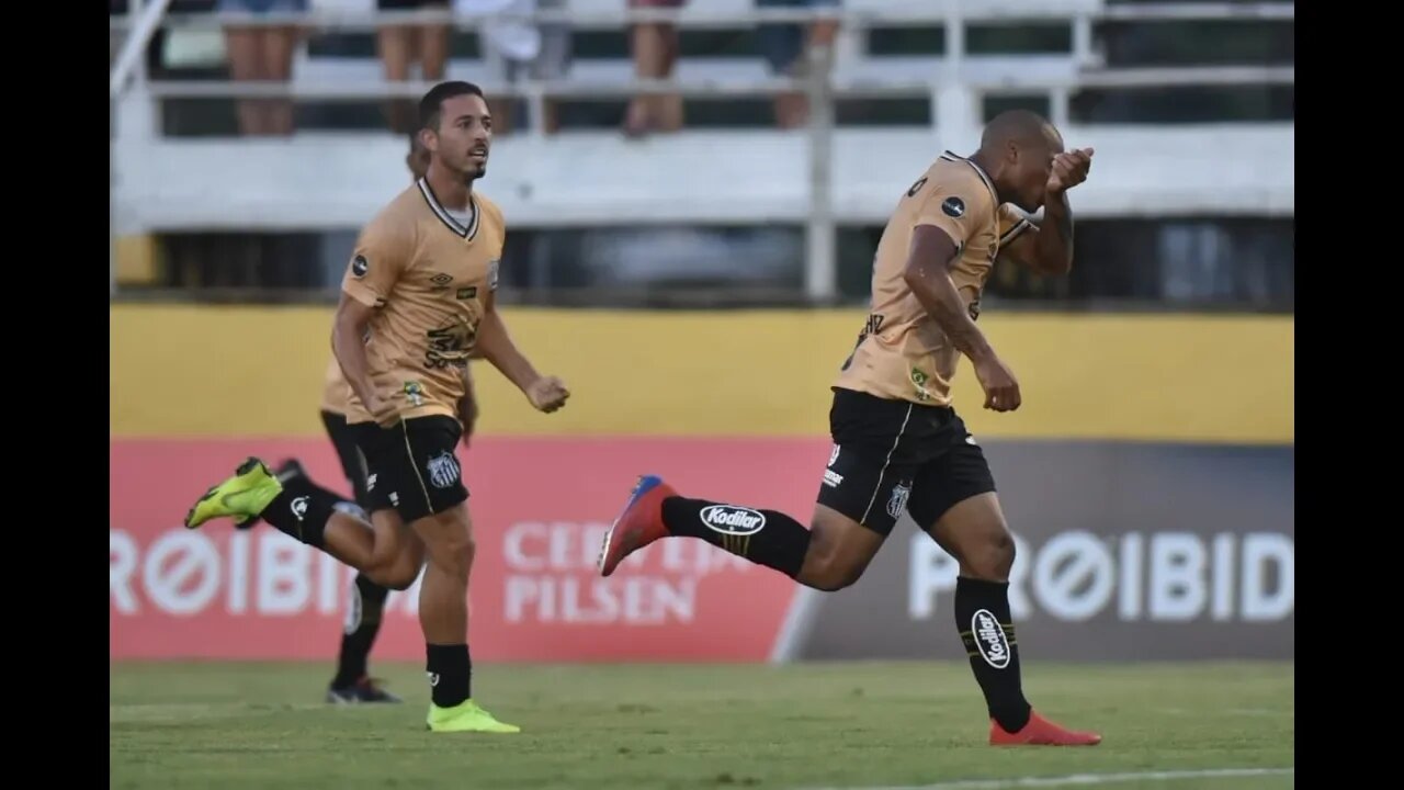 Gol de Carlos Sánchez - Bragantino 1 x 4 Santos - Narração de José Manoel de Barros