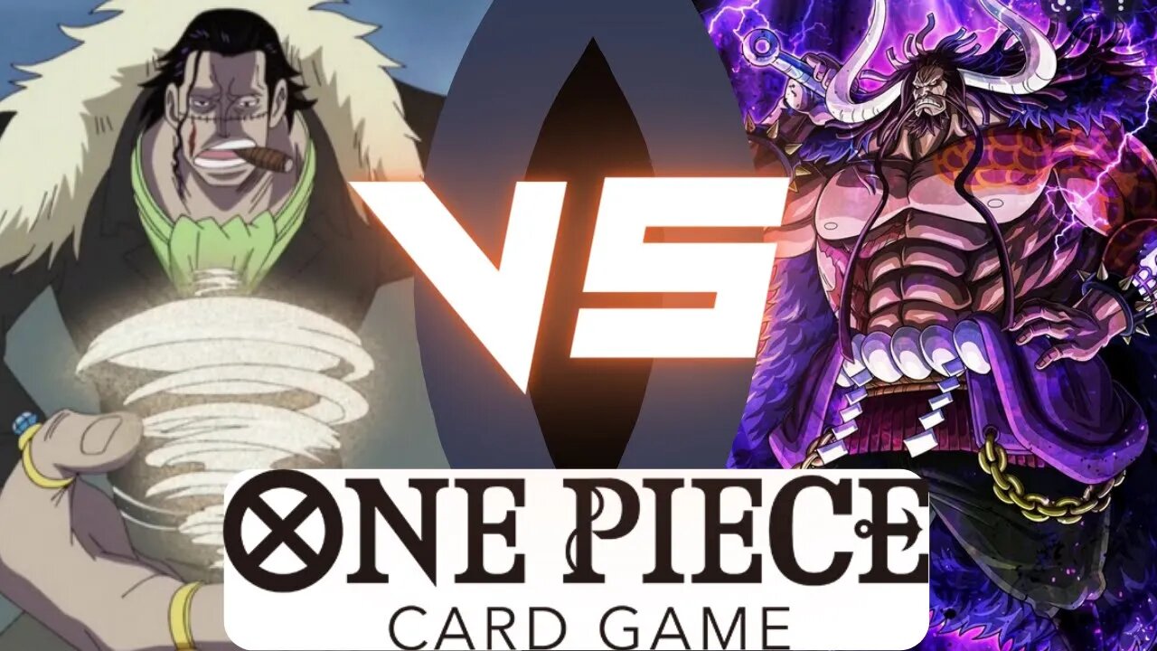 Crocodile[Blue] VS Kaido[Purple/Blue] | One Piece Card Game Battle OP01