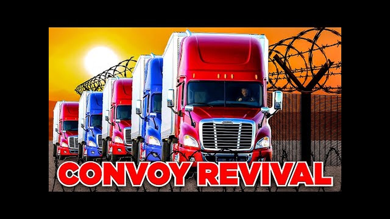 INSIDE LOOK At The Border Truck Convoy! A SPIRITUAL REVIVAL HAPPENING ON THE BORDER?!