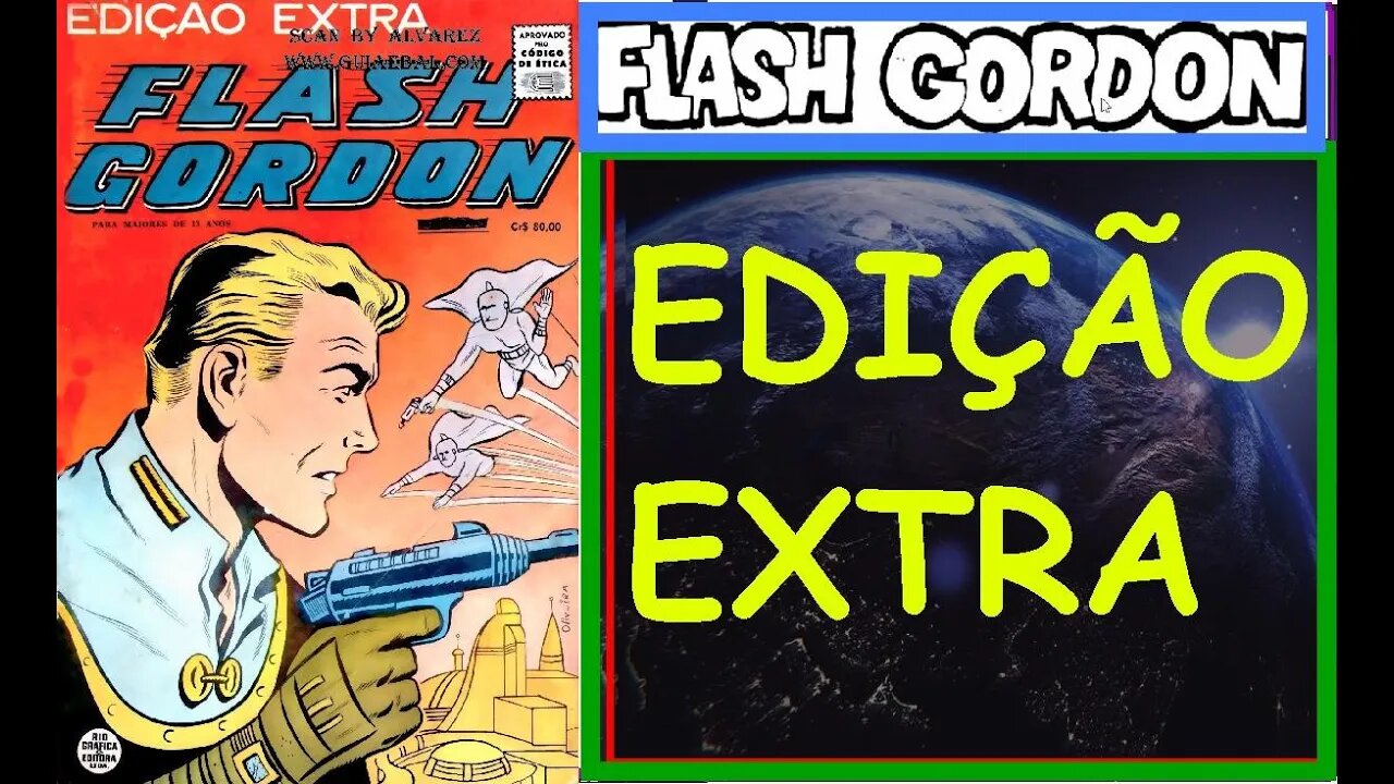 FLASH GORDON EXTRA #comics #gibi #quadrinhos #historieta #bandadesenhada