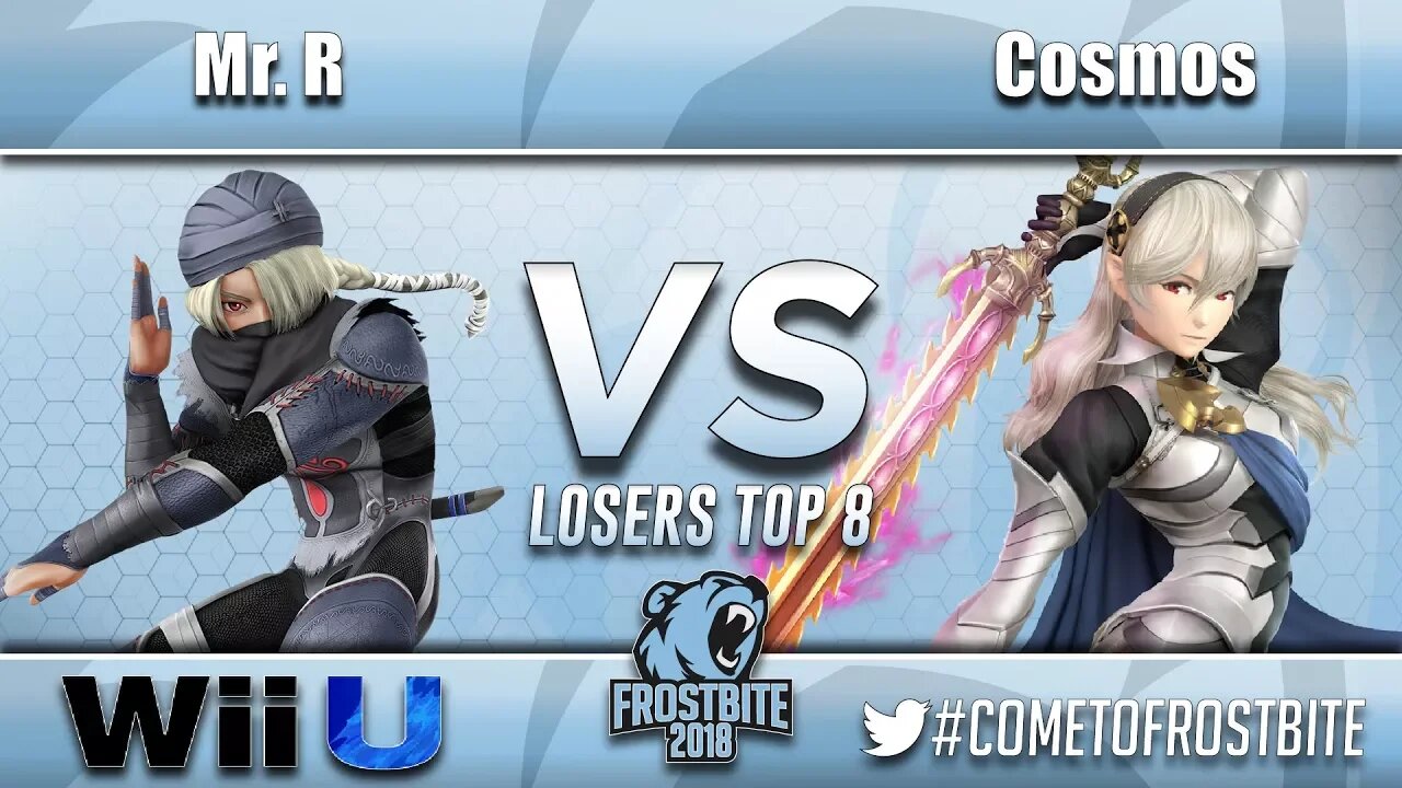 bc | Mr. R (Sheik) vs. Cosmos (Corrin) - Wii U Losers Eighths - Frostbite 2018