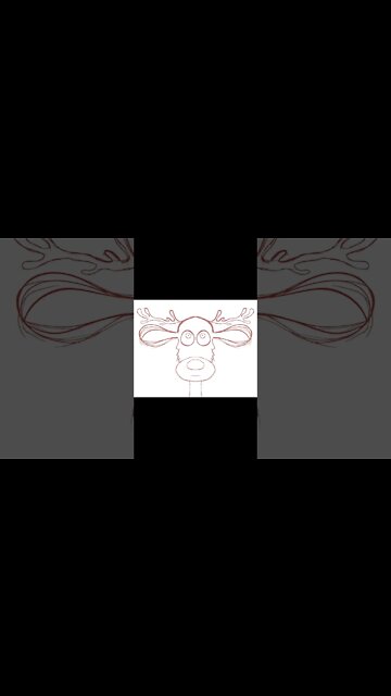 Rudolph made with Procreate #procreate #art #digitalart #artist #christmas #xmas #rudolph