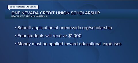 Deadline approaching for One Nevada Credit Union Scholarship