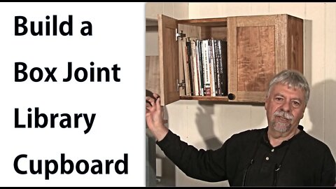 Build a Box Joint Library Cupboard - Woodworkweb