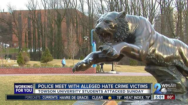 Police meet with alleged hate crime victims