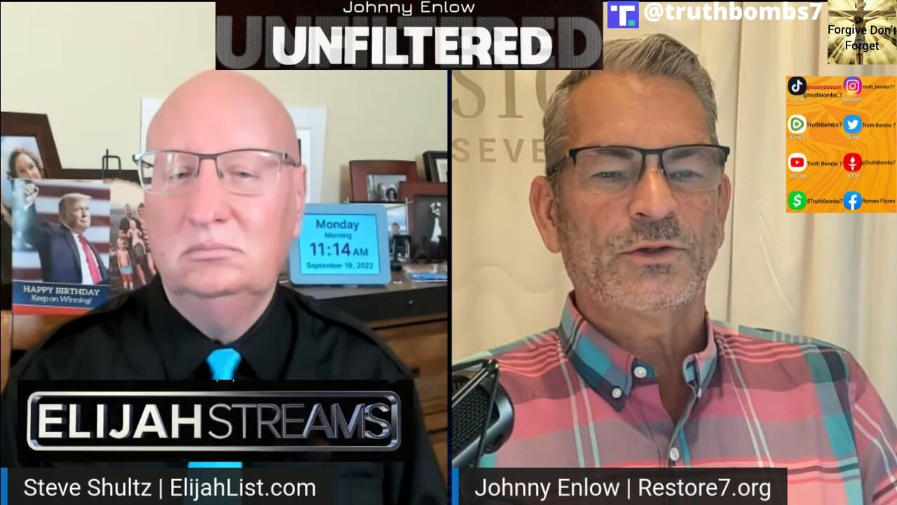 9/21/2022 Elijah Streams With JOHNNY ENLOW UNFILTERED - EPISODE 23