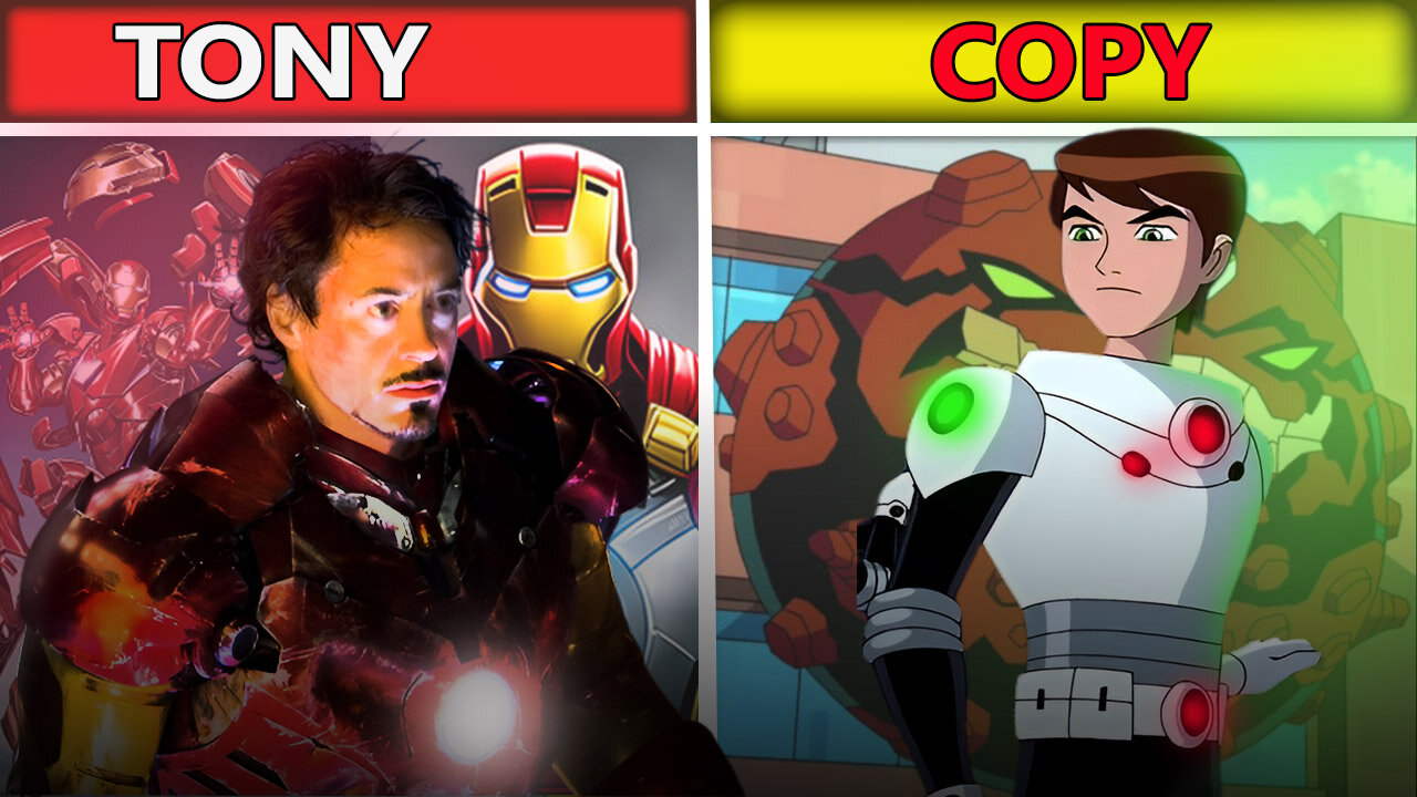 Ben10 is Copy of Tony Stark aka Iron Man