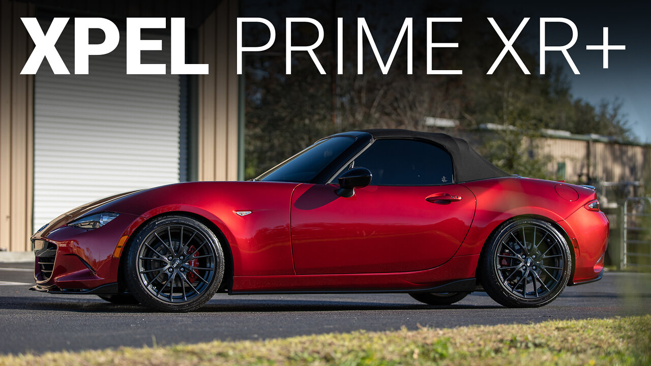 XPEL PRIME XR PLUS Window Tint on a 2019 Mazda Miata.