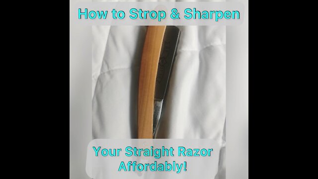 Another way to sharpen a shaving razor￼￼