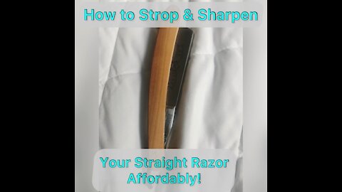 Another way to sharpen a shaving razor￼￼