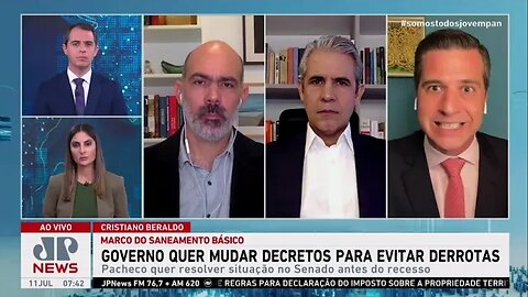 Schelp, d'Avila e Beraldo analisam sobre governo, decretos e Marco do Saneamento Básico