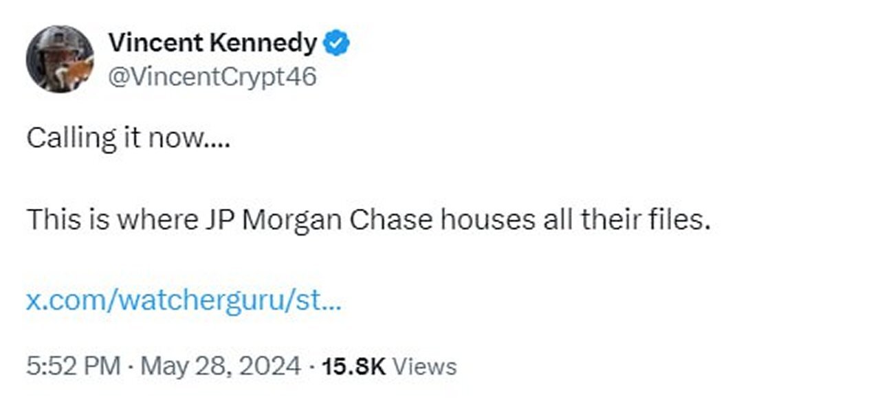 ⚠️⚠️⚠️ This is where JP Morgan Chase houses all their files.