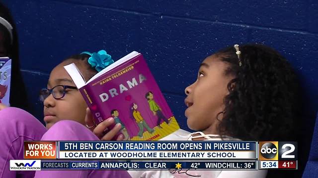 5th Ben Carson reading room opens in Pikesville