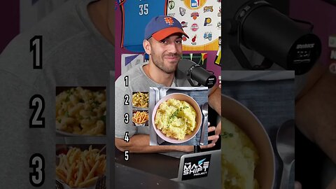 BLINDLY RANKING Side Dishes!! Zach Didn’t Understand the Assignment… #shorts