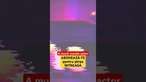 A murit marele actor - 1