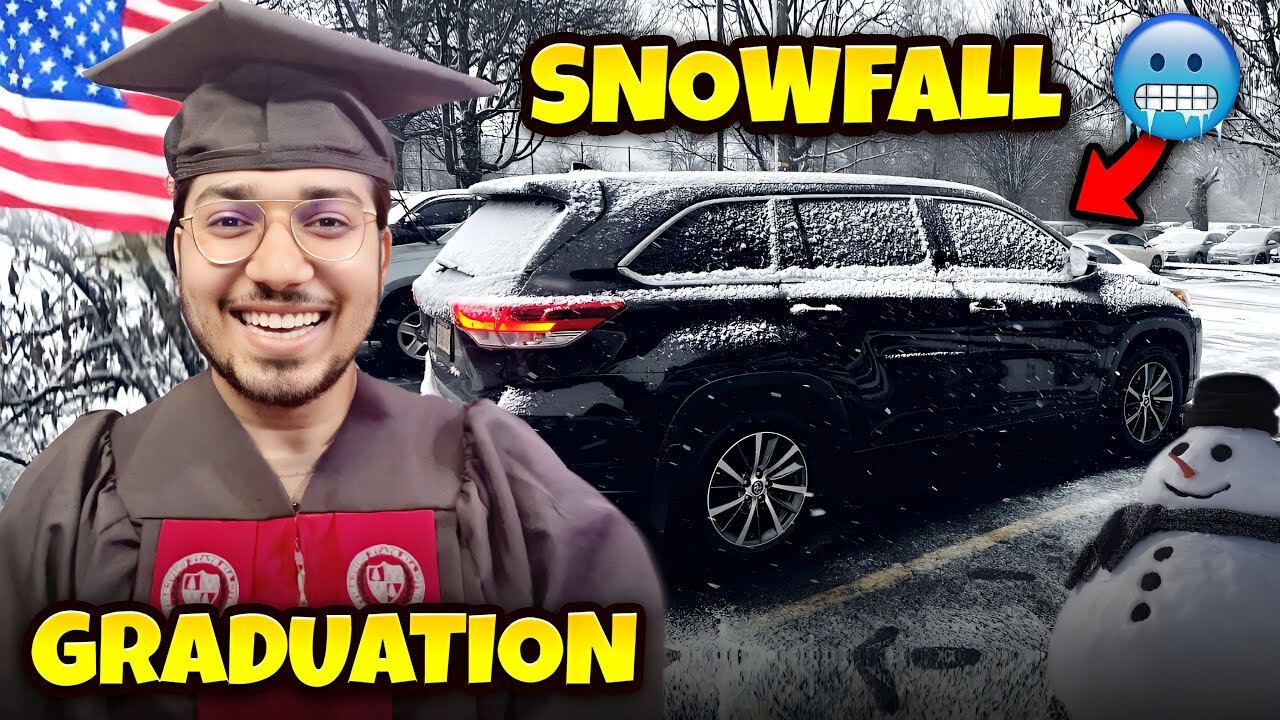 Snowfall Hogyi 😍 | Graduation Attend Ki Cousin Ki