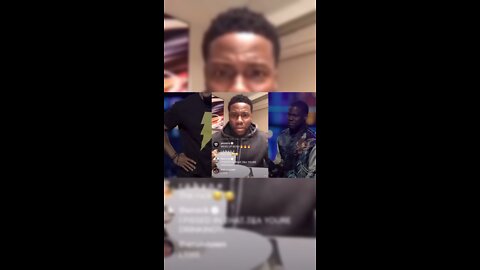 Kevin Hart trolling Dwayne Johnson on instagram live! #rumble