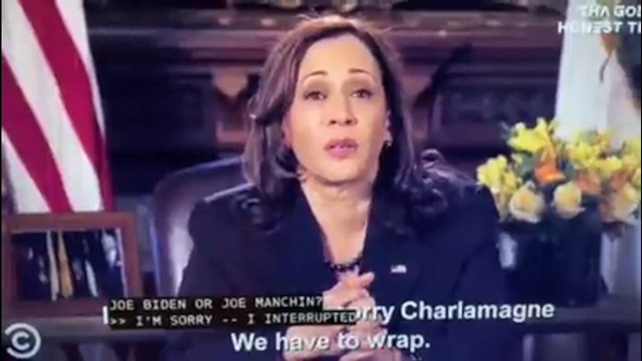 WATCH: Kamala staffer tries to close interview when Harris is asked if Biden or Manchin is in charge