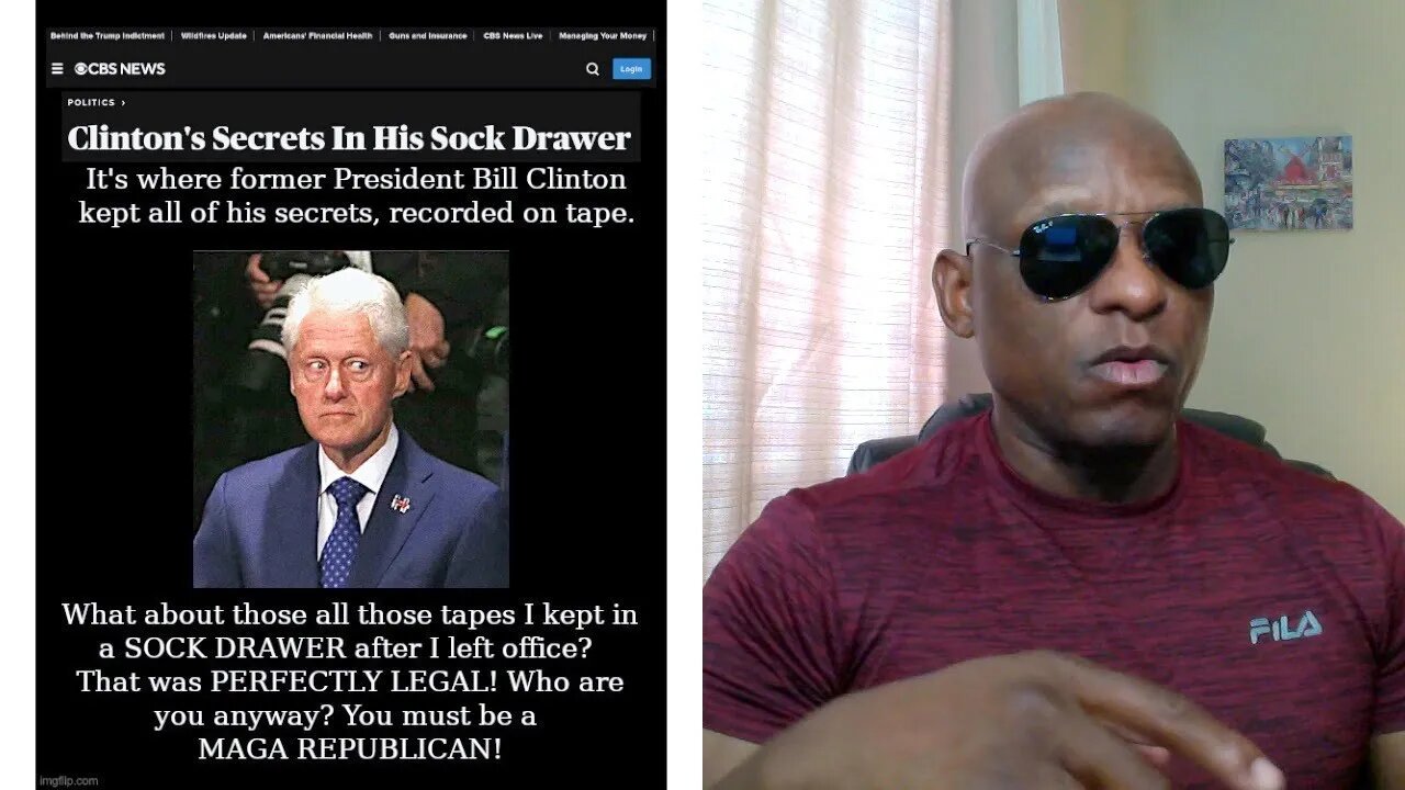 Bill Clinton’s Sock Drawer Tapes Should Exonerate Pres Trump