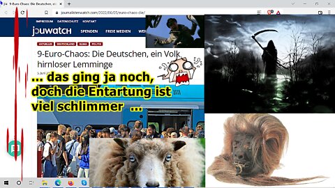 „80 % der Deutschen nicht erst seit dem 9,-- EUR-Ticket verloren (game over), usw!!!“ ...