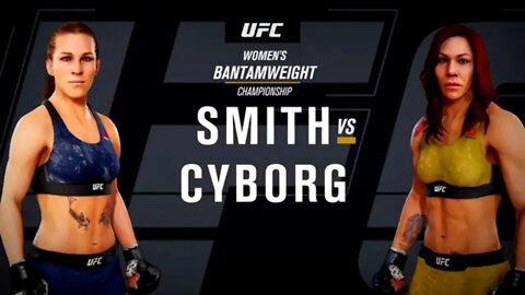 EA Sports UFC 3 Gameplay Cris Cyborg vs Leslie Smith