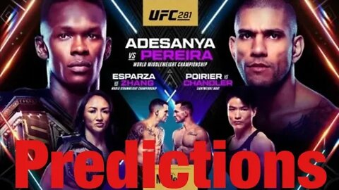UFC 281 Quick Pick Predictions