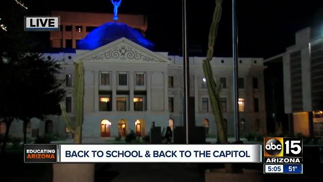 Funding for education a priority as lawmakers return to capitol Monday