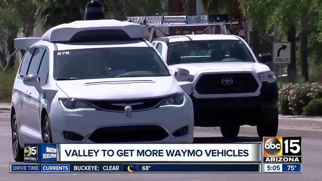 Waymo's self-driving car service to include 62,000 minivans