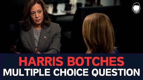 Kamala Harris BOTCHES Multiple Choice Question During First Interview