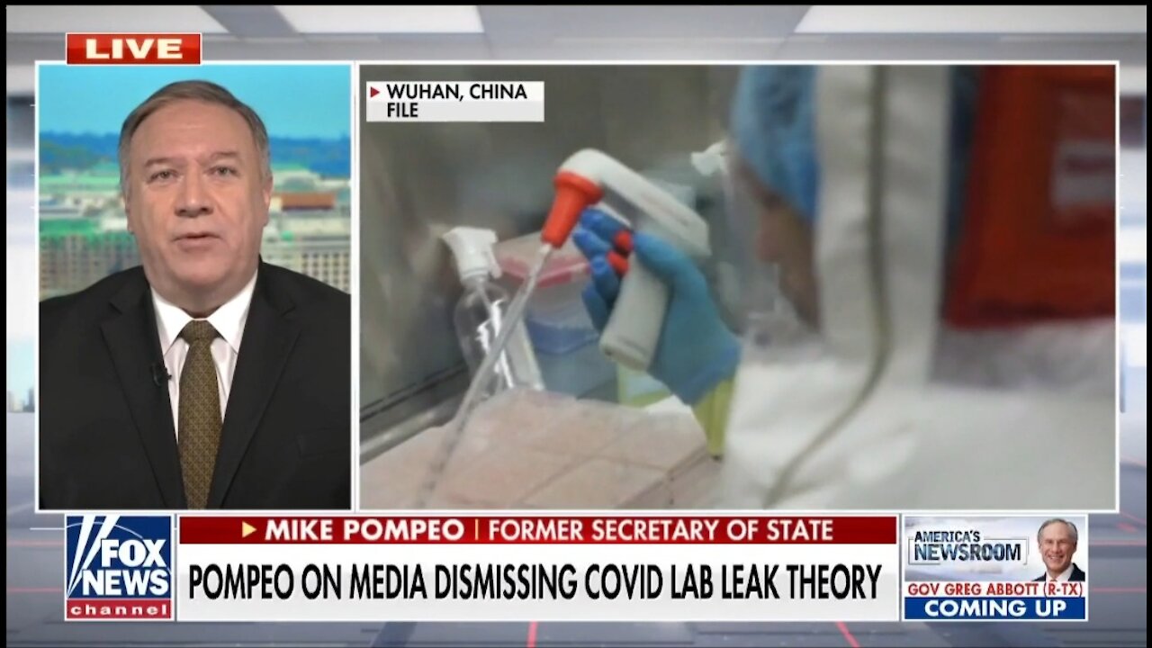 'Come On, Bring It': Pompeo Calls Out China to Release Evidence Disproving Wuhan Lab Leak Theory