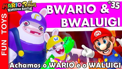 Mario + Rabbids Kingdom Battle #35 - Encontramos o WARIO e o WALUIGI versão RABBIDS no jogo!