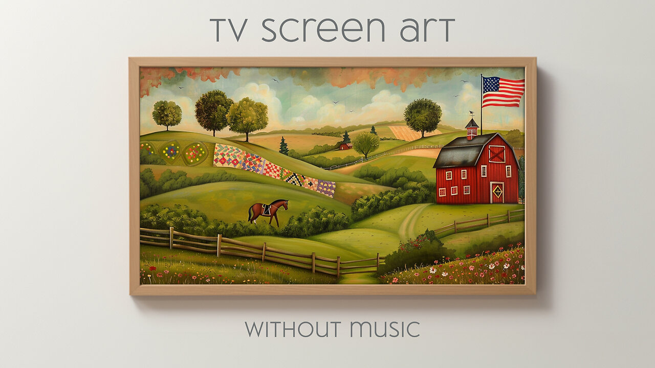 American Countryside: Silent Art for Your TV Screen